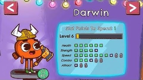 Viking Darwin with hammer - Cartoon Network Party Dash
