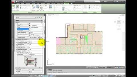 AutoCAD MEP 2012 Tutorial   Understanding Space Properties and Engineering Data   YouTube