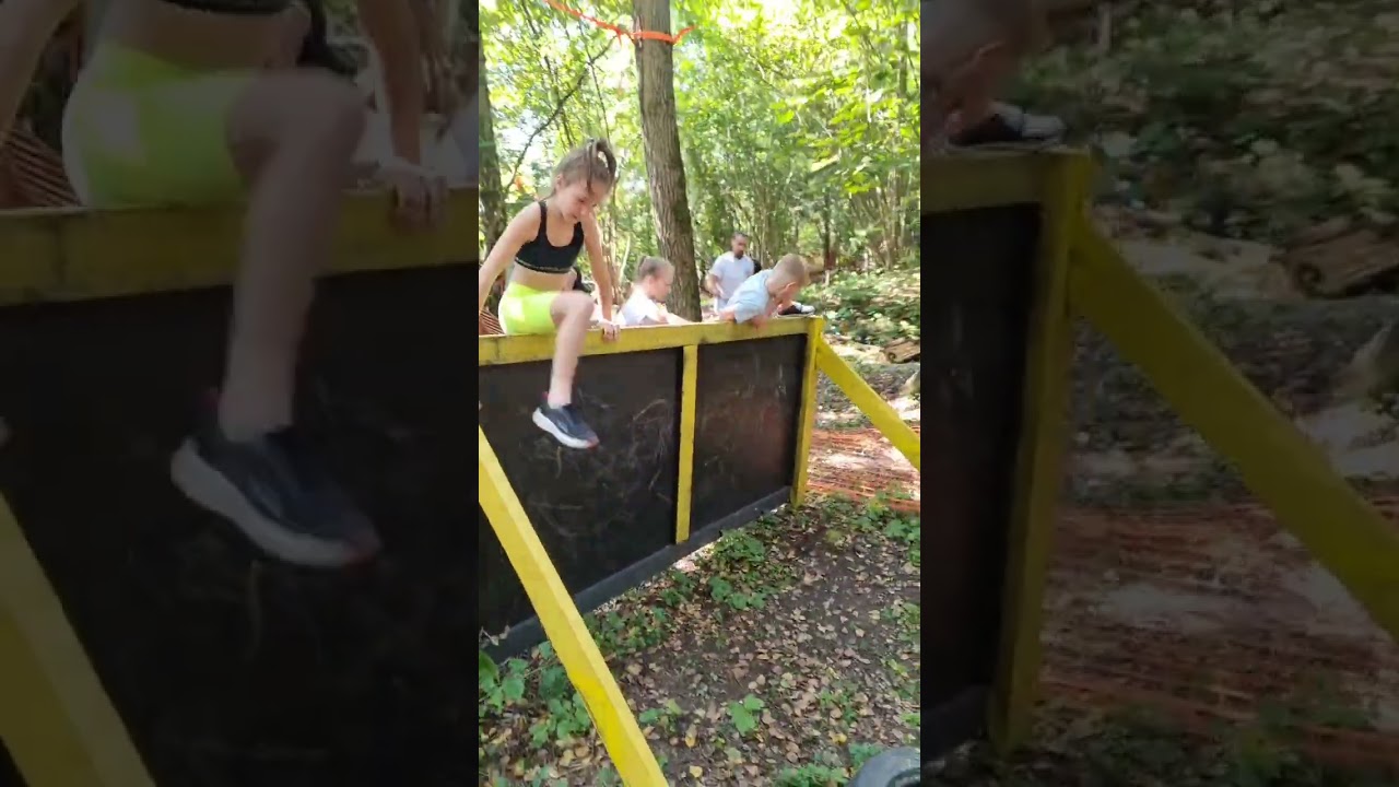 Экстремальный забег с препятствиями в Подмосковье. Ниндзя полоса