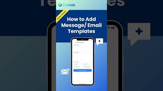 CueLab CRM: Add message/email template tutorial #crm #leadmanagement #crmsoftware #crmsolutions