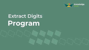 Extract Digits Program | ICSE Computer Applications | Java & BlueJ
