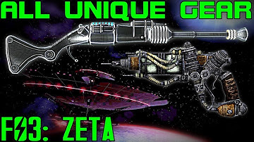 Fallout 3: Mothership Zeta - Unique Armor & Weapons Guide (DLC)