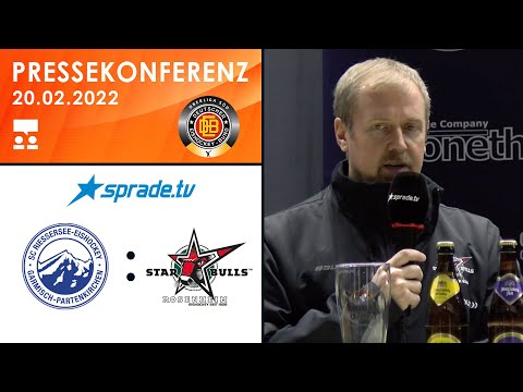36. Spieltag: SC Riessersee - Starbulls Rosenheim (Pressekonferenz)