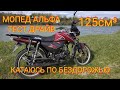 Мопед Альфа 125см³ (модель Alpha ZS50-C) | ТЕСТ ДРАЙВ | КАТАЮСЬ ПО БЕЗДОРОЖЬЮ | Влог 05/2020