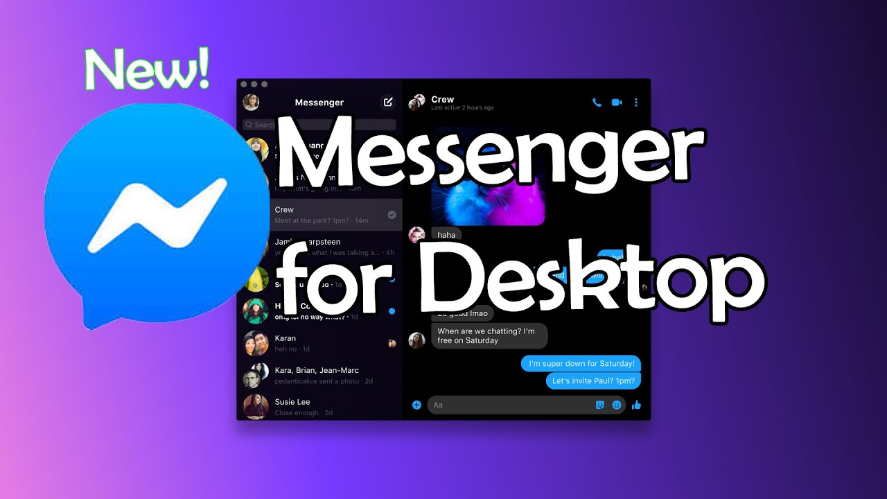 How to install Facebook Messenger Desktop on PC or Mac