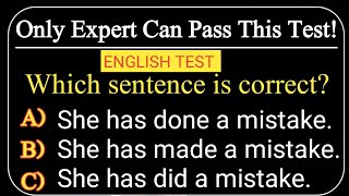 Only Experts Can Get This Right! 🔥 English Grammar Test