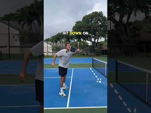 When to Flick VS Roll #pickleball #pickleballtips