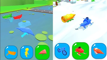 Shape-shifting 🚙🚁 Games All Levels Gameplay iOS, Android Mobile Walkthrough Update Pro Mix LVL