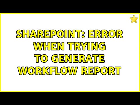 Sharepoint: Error when
