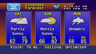 Local/Extended Weather Forecast: Oviedo, FL - WeatherStar 4000 Emulator / February 15, 2019