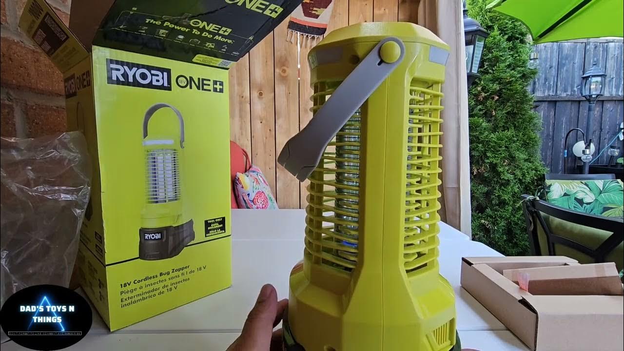 Ryobi 18V cordless bug zapper review YouTube