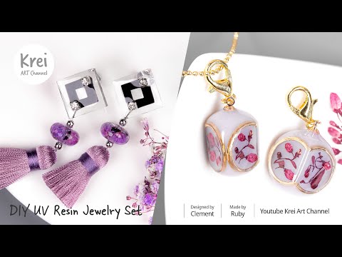 UVレジン】魅惑のパープルコレクションセット〜♪ UV Resin-Enchanting