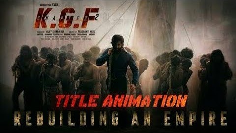 🔥🔥🔥 K.G.F - 2 Title Intro In Kinemaster || K.G.F Chapter 2 Intro || 9 9 Creators