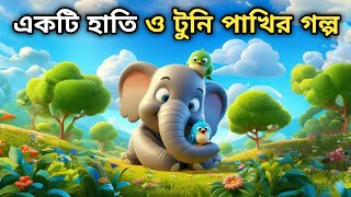 একটি হাতি ও টুনি পাখির গল্প।।story of elephants and hummingbirds!