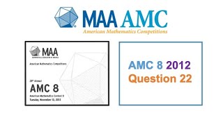 2012 AMC8 Question 22