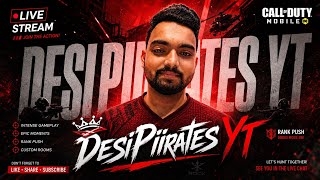 🔴 COD Mobile Live | Legendary Rank Push 🔥 Intense MP Ranked Gameplay | Desi Piirates YT