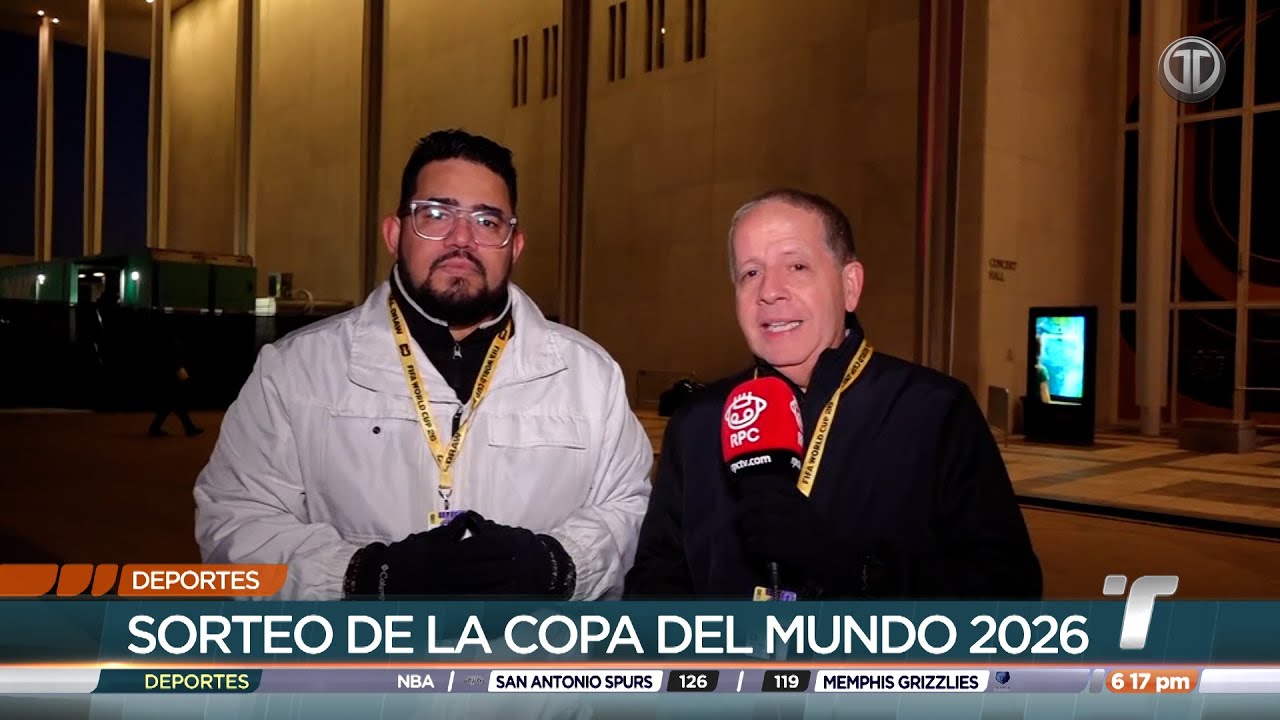 Todo listo para la cobertura del sorteo de la Copa Mundial de la FIFA ...