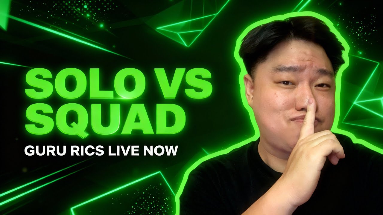 SOLO VS SQUAD MENCARI ANOMALI ! GURU RICS LIVE PUBG MOBILE