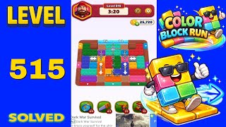 Color Block Run – Level 515 | Walkthrough