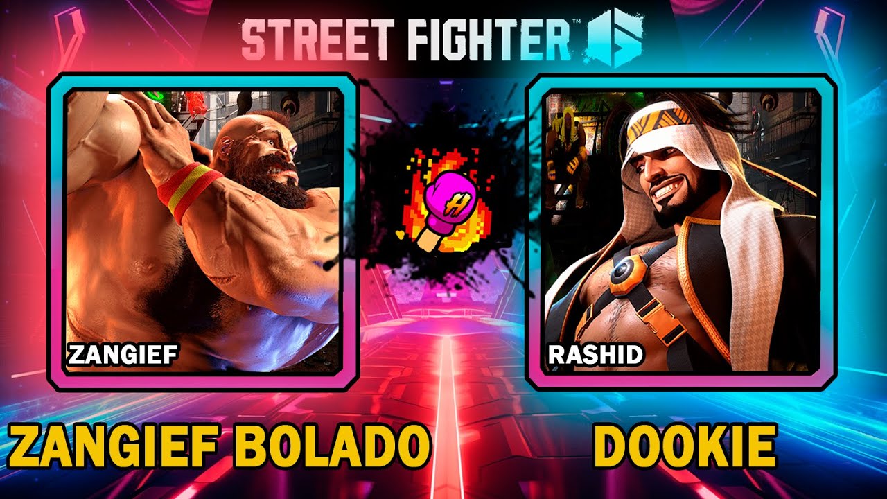 Street Fighter 6 🥊 Zangief Bolado (ZANGIEF) vs Dookie (RASHID) 🥊 スト6 🥊  SF6 🥊 