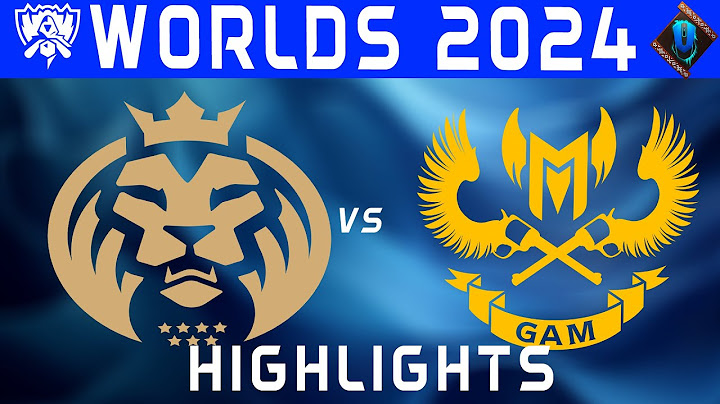 MDK vs GAM ALL GAMES Highlights | Worlds Swiss Stage 2024 | MAD Lions KOI vs GAM Esports by Onivia