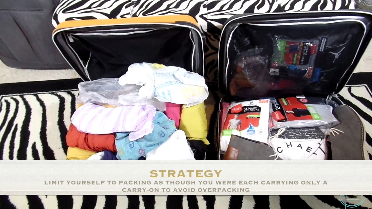 How I Pack 2 CarryOns into 1 Checked Suitcase Save Money on Spirit Luggage YouTube