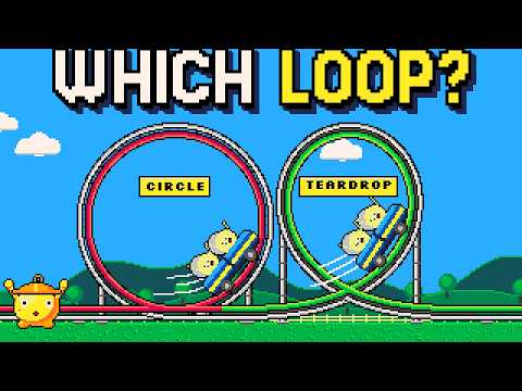 Will the cart make the loop? Real roller coasters cheat