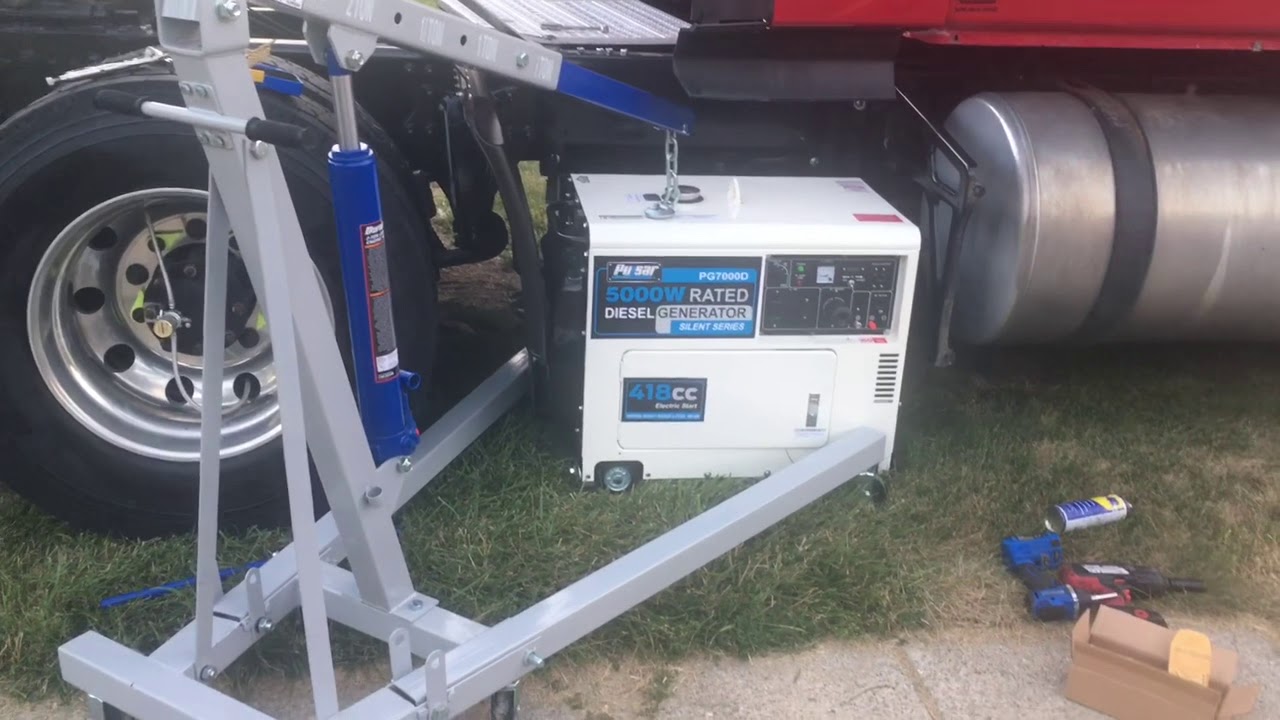 Portable Generator on SemiTruck YouTube