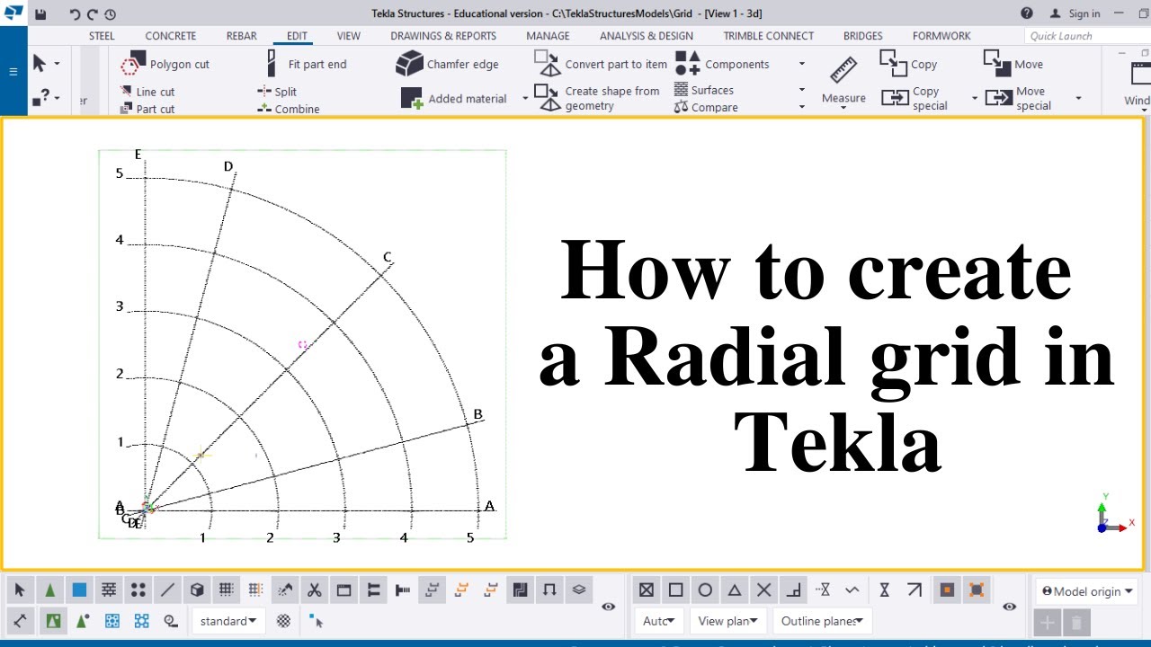 Radial Gird | Grid Creation Series | Part-3 |Tamil - YouTube