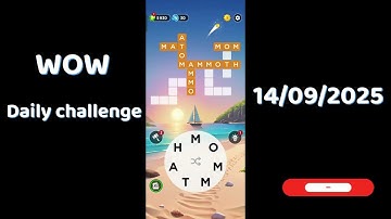 Wow Daily Puzzle September 14 2025 Answers | Wow Daily Puzzle Answers