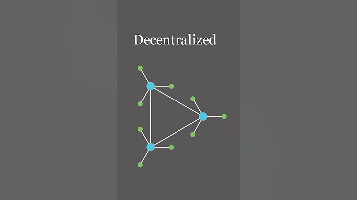 Centralized Vs Decentralized Systems #Blockchain1
