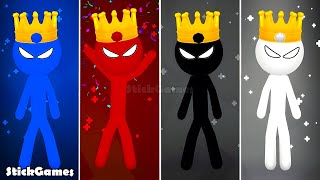 Stickman Party - 1234 Players Tournament Mode, Random Funny MiniGames - Gameplay Update - Crown Hats