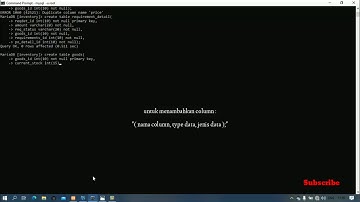 Membuat Database menggunakan CMD|Skema Relasi | Membuat Diagram Relasi Antar Tabel mySQL Workbench.