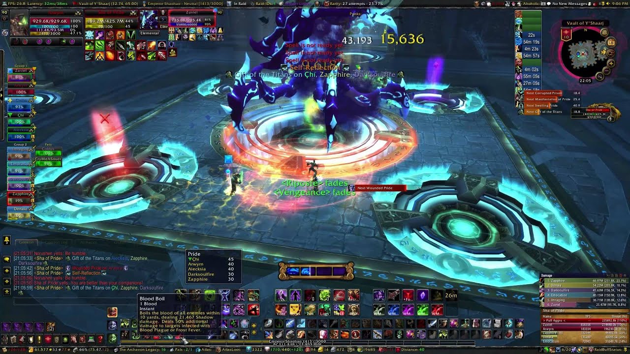 The Archavon Legacy - Sha of Pride - Guild's First Kill