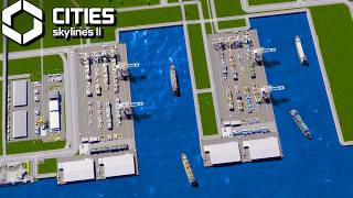 Building a MASSIVE Harbor Complex in Cities Skylines 2!