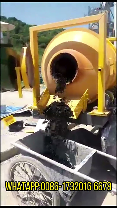 mini mobile asphalt mixing plant for road reparing