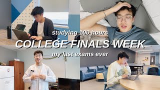 COLLEGE FINALS WEEK | studying 100 HOURS for my LAST EXAMS of university *NEVER GIVING UP in SCHOOL*