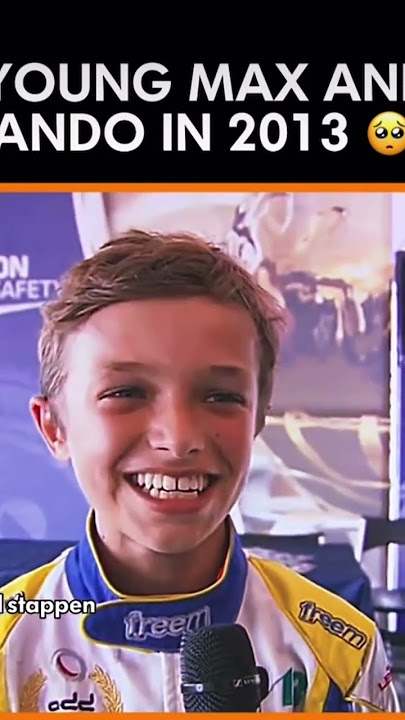 Young Max Verstappen and Lando Norris in 2013…#f1 #shorts