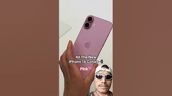 Iphone 16 colors #iphone #shorts #greenscreen #youtubeshorts thumbnail