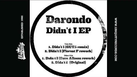 Darondo (feat. Dave Allison): Didn't I (Dave Allis...