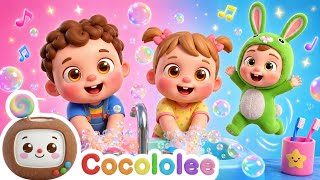 Wash Your Hands Song 🧼 Clean Hands Nursery Rhyme for Kids | Splish Splash Scrub the Germs Away!