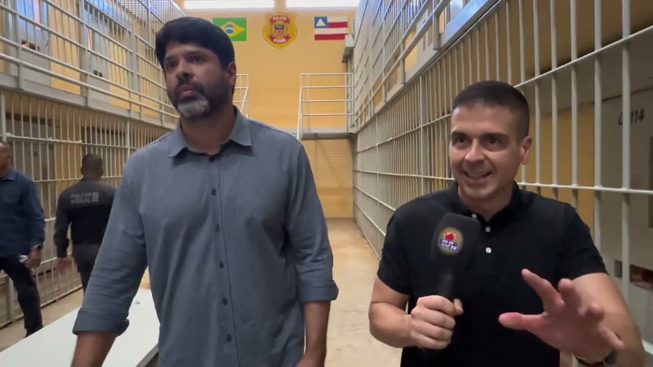 PELA PRIMEIRA VEZ: Juca visita presídio de segurança máxima em Serrinha; veja a reportagem