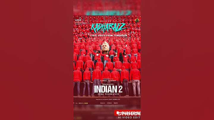 The #KADHARALZ lyric video from INDIAN-2 🇮🇳 is dropping tomorrow. 🤩 Get ready to make some noise! 🔊