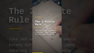 The 2minute Rule Berhenti Menunda Sekarang  shorts