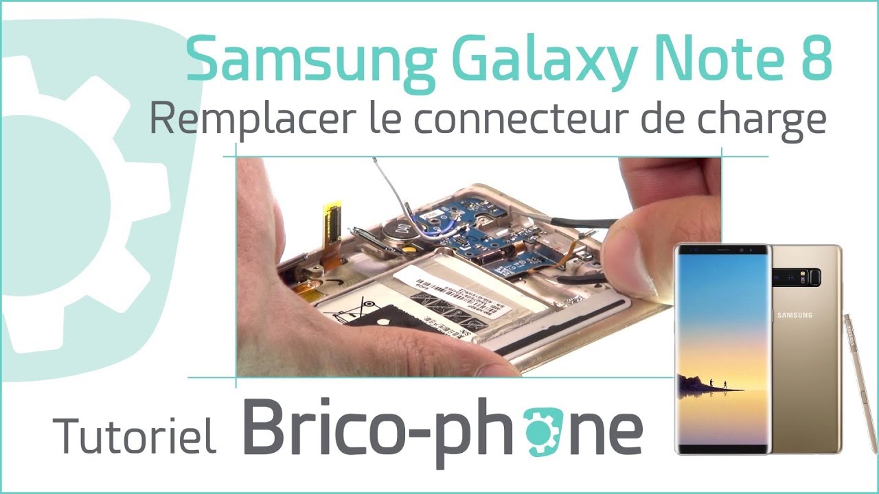 Tutoriel Samsung Galaxy Note 8 : remplacer le connecteur de charge ...