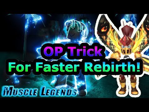 Op Trick To Train Faster Between Each Rebirth Muscle Legend