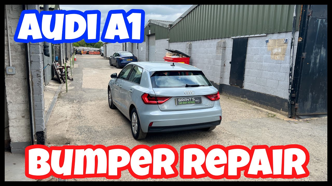Smart repair Audi A1 bumper repair YouTube