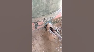 How To Remove Debris Clogs Culvert Pipe #unclog #drain #culvertpipe #shorts