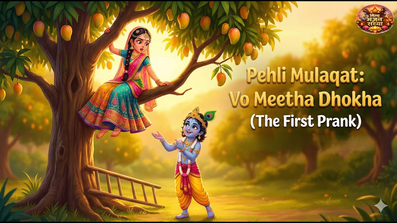 राधा कृष्ण की पहली मुलाकात: वो मीठा धोखा 🥭| Shyam Ne Kiya Aisa Mazaak | Radha Krishna Bhajan