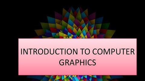 what is computer graphics || diploma 5th semester || introduction of computer graphics